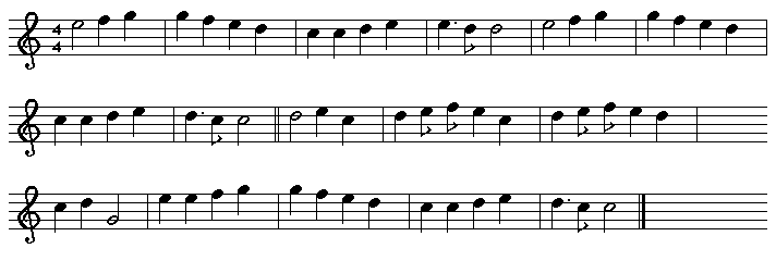 楽譜の画像が生成された（example_beethoven.pbm）